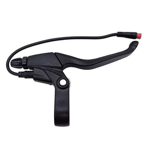 WIROJ Waterproof Electric Bike Brake Lever & 20cm 2PIN Connector Grips (E-Bike Cut-Off) - 2 Pack