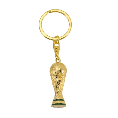 FIFA World Cup 2026 3D Rotating Trophy Keychain - 1.7 Inch