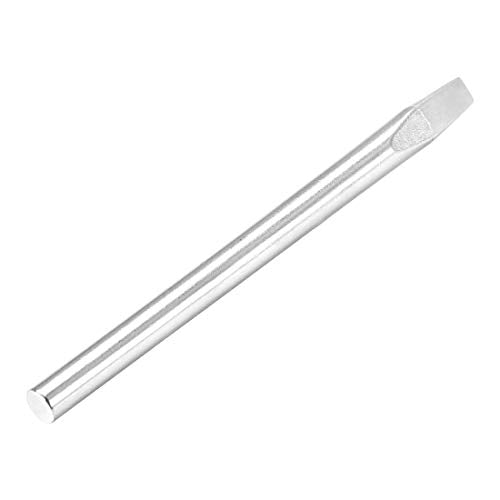 uxcell 68mm Lead-free Soldering Iron Tip Replacement 3.8mm Width Solder Tip Welding Equipment for Soldering Silver 40W 3pcs