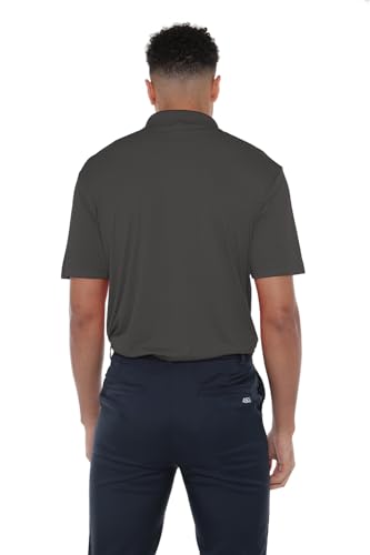 Men's Short Sleeve Polo Shirt - Saint Leo University Logo - Large