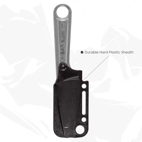 KA-BAR 3-Inch Fixed Blade Wrench Knife with Sheath