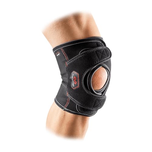 McDavid Level 2 Knee Support Adjustable Double Wrap Large - Compression Brace for Knee Pain Relief
