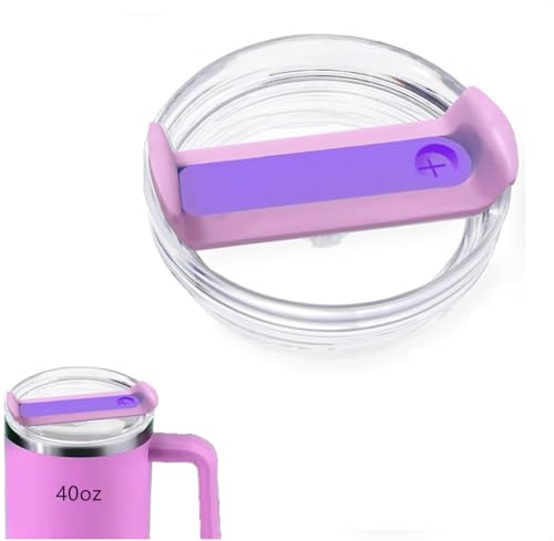40oz Tumbler Replacement Lid for 9cm Diameter Cups - BPA-Free - Purple