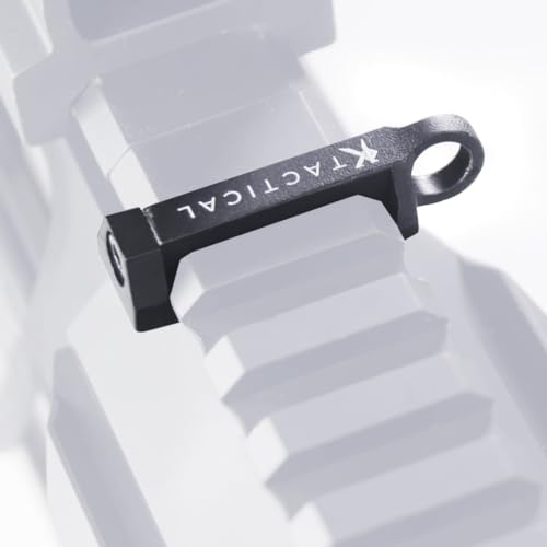 Charm Mount for Airsoft Rifle Rail - Black Aluminum Accessory