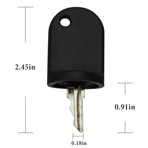 Golf Cart Ignition Keys 2 Pack with Dustproof Shell - 605946
