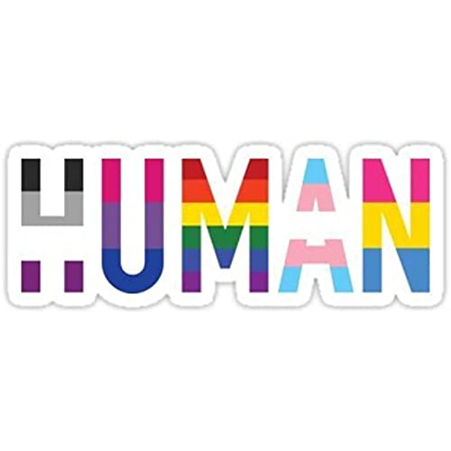 LGBTQ Rights Pride Vinyl Sticker Set - 2 Pcs, 4 & 6 Inches