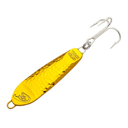 C.C. Spoon Spinner-Bait Fishing Lure - Gold / 3 in (0.75 oz)
