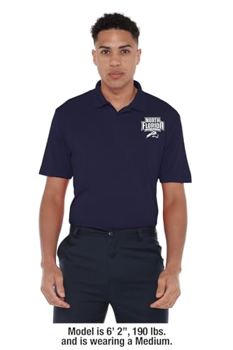 Men's Short Sleeve Polo Shirt with NCAA Logo Collection