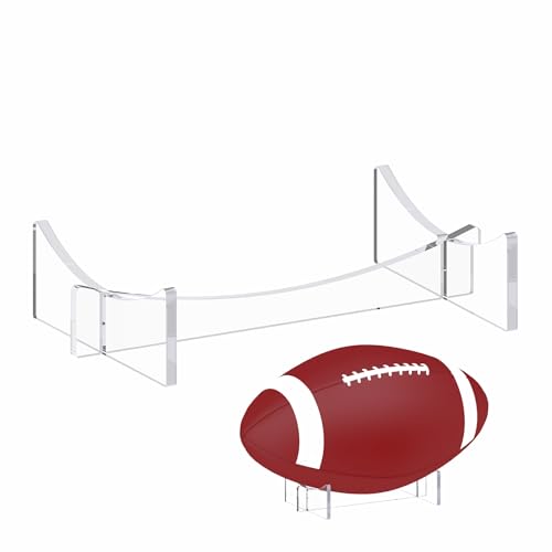 Acrylic Display Stand for Sports Balls - 2-Pack, 5.9x3.5x1.3 inch