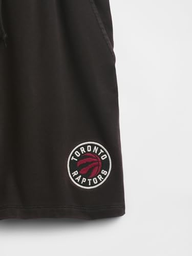 Gap Men's NBA Raptors Black Fleece Athletic Shorts Large