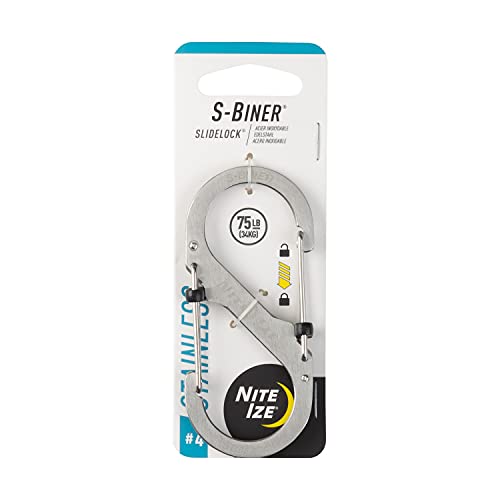 S-Biner Slide Lock Carabiner #4 - Stainless Steel