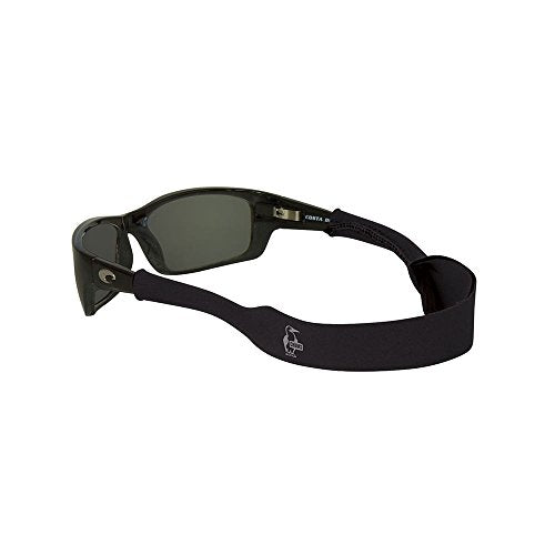 Neoprene Floating Eyewear Retainer - Large Strap - Black