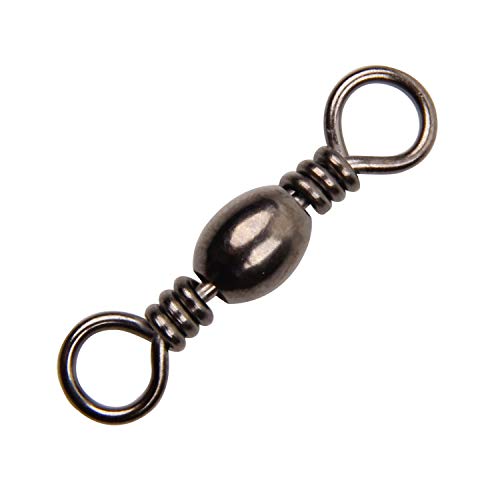 Fishing Barrel Swivels - 50 Pcs 8# Copper & Stainless Steel