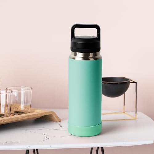 Silicone Water Bottle Boot for YETI Rambler 36 oz - Black