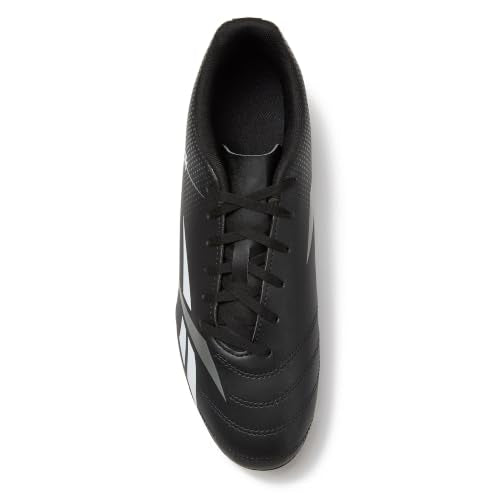 Reebok Strike MG Men's Soccer Cleats Black/Grey Size 12 - Firm Ground Turf Shoes