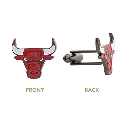 Chicago Bulls Cufflinks - NBA Team Formal Wear Accessories