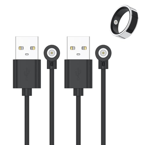 Smart Ring Charger Cable - 2 Pack Magnetic Charging Cords