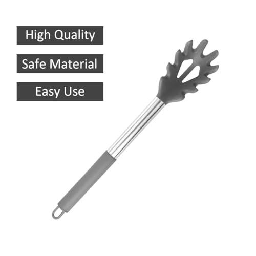 Heat Resistant Silicone Pasta Fork - Professional Spaghetti Server