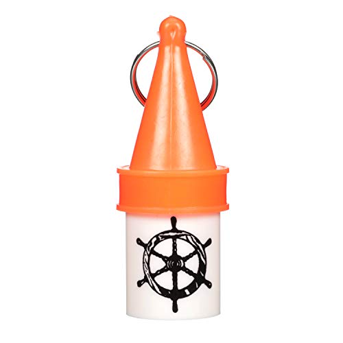Floating Key Buoy - 1 7/64 x 2 51/64 Inch Marine Keychain