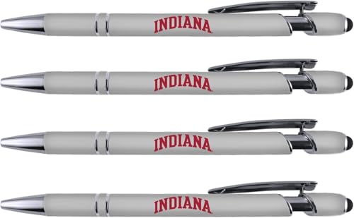 Soft Touch Metal Pens - Pack of 4 Indiana Style