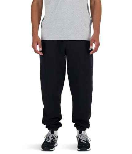New Balance Men's Medium Black Fleece Jogger - Sport Essentials