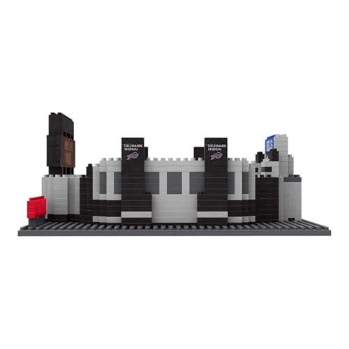 NFL Team Construction Blocks - Buffalo Bills 3D Mini Stadium