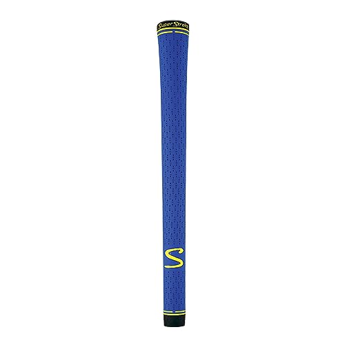 SuperStroke S-Tech™ Golf Club Grip Blue/Yellow - Non-Slip, High Feedback
