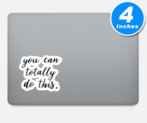 Inspirational Quotes Stickers - 3 Pack (2.5, 3 & 4 Inch) Vinyl Decals