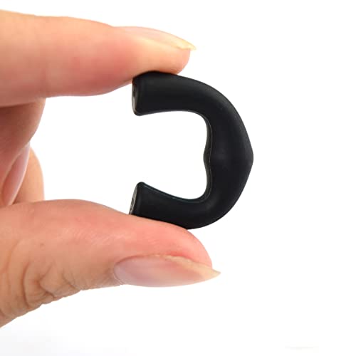 Archery Finger Guard - Soft Rubber Bow String Finger Saver - Black