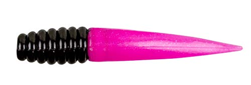 Crappie Baits - Bobby Garland Slab Slay'r 2-Inch, Black Hot Pink - Pack of 12