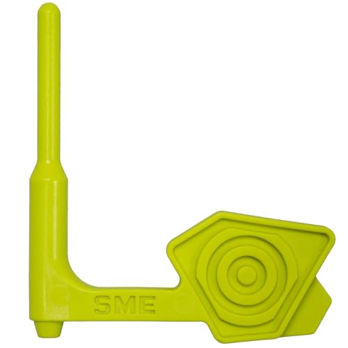 Chamber Safety Flag - Medium - Universal Bright Green Indicator - Pack of 6