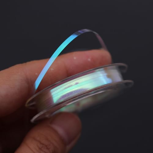 Flat Pearl Holographic Tinsel - 3/32" (2.3mm) - 2 Spools - 20m