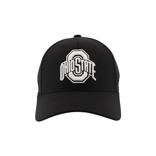 Fitted Black Hat - Ohio State Buckeyes - Large