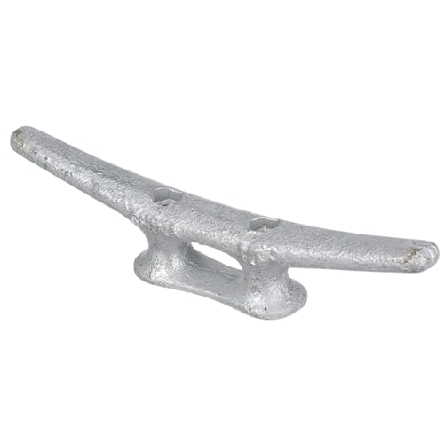 Heavy-Duty Galvanized Iron Dock Cleat - 6" Single Pack