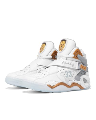 Ewing Rogue Patrick Athletics Sneakers - White/Gold Variation 5