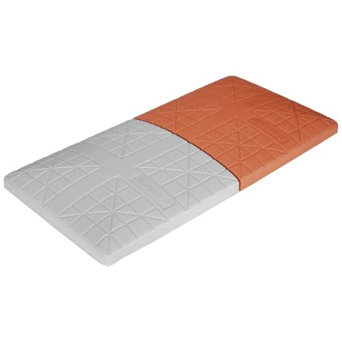 Double First Base with In-Ground Anchor - Orange/White