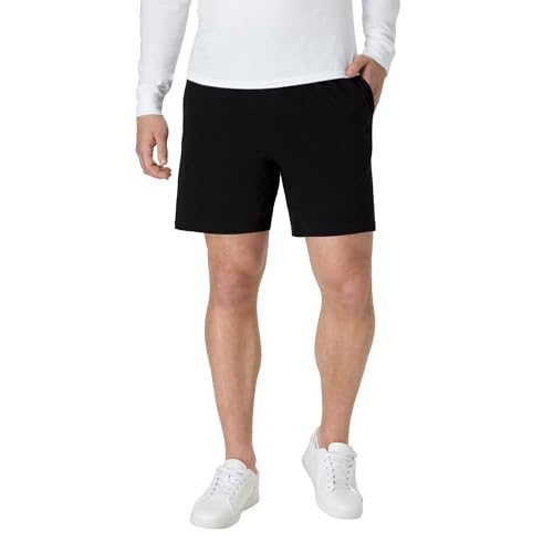 Men's Athletic Shorts with Pockets - 7.5" Cotton Lounge Shorts