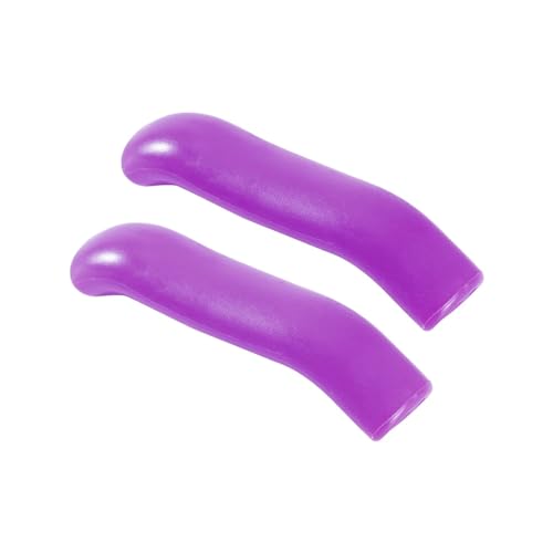 Non-Slip Silicone Bicycle Brake Lever Cover - Purple