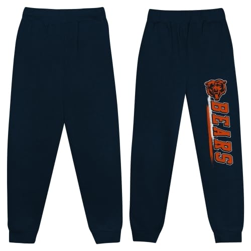 NFL Boys Youth Fleece Pants - Chicago Bears, Size 8
