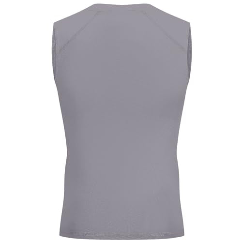 Boys Sleeveless Athletic Compression Tank Top - Quick Dry