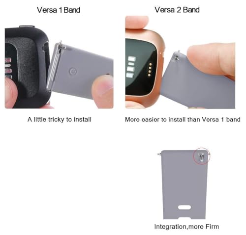 Sport Bands for Fitbit Versa 2/Versa/Versa Lite - Black, Small