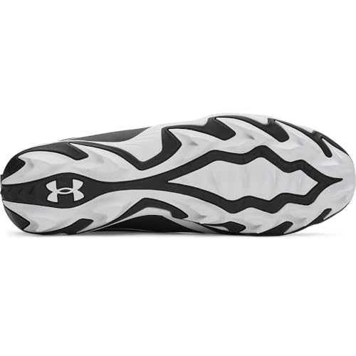 Under Armour Men's Leadoff Icon Mid Baseball Cleats Black/Black/Anthracite 8