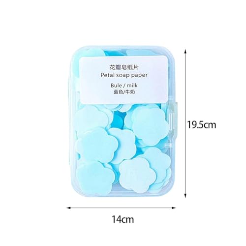 Portable Paper Soap Sheets - 4 Scents, 400 Dissolvable Petals