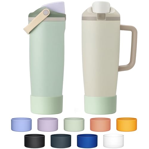 Silicone Boot for Owala 30oz & 40oz Bottles - Mint Green
