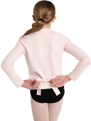 Capezio Girls' Wrap Sweater - Small Pink