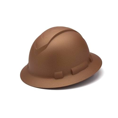 Pyramex Ridgeline Full Brim Hard Hat 4 Point Ratchet