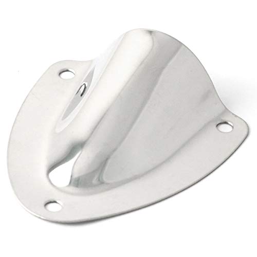 Stainless Steel Clamshell Vent Cover for Cables - 2 Pack