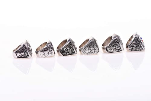 Pittsburgh Rugby Championship Ring Set with Display Box - 6 Rings