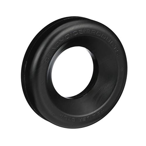 Seachoice Trailer Jack Stand Wheel Stop - One Size, Black, ABS Plastic