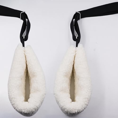 Adjustable Pilates Fuzzies Straps - Plush Support for Reformer Workouts